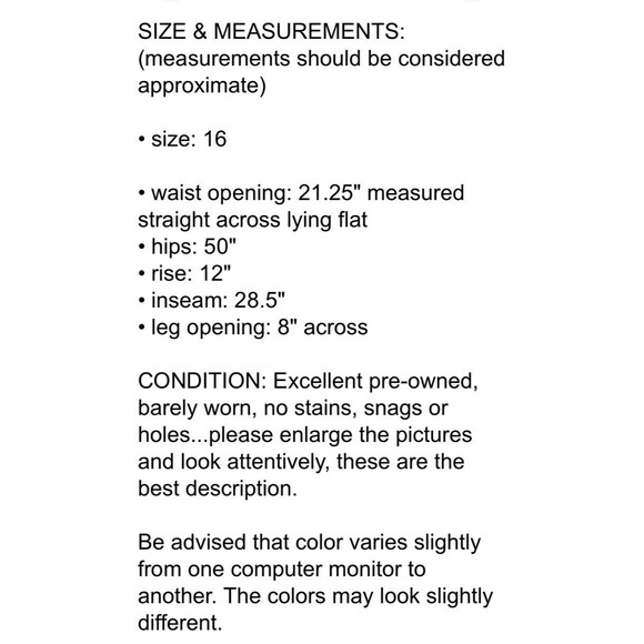 JoFit Playoff Golf Pants  Women's 16  Activewear  Back Slit  Navy / White Check - Picture 13 of 14